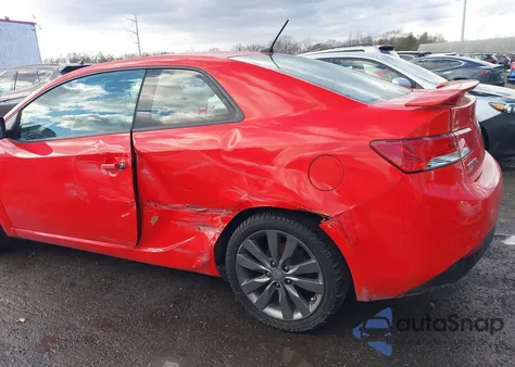 2012 Kia Forte Koup Sx from USA, damaged, VIN KNAFW6A30C5592444